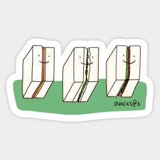 Finger Sandwiches in set of 3 Sticker